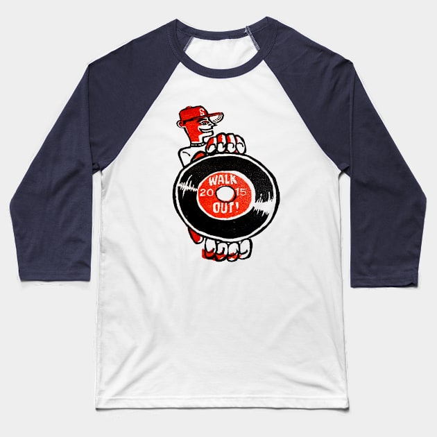 Walk-out DJ Baseball T-Shirt by SPINADELIC